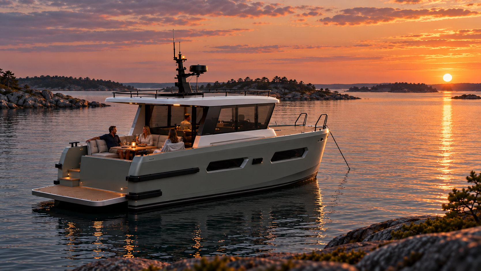 North Patrol 35 Explorer in the Nordic archipelago